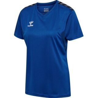 hummel Sport-Shirt hmlAUTHENTIC Jersey (100% Polyester) Kurzarm dunkelblau Damen