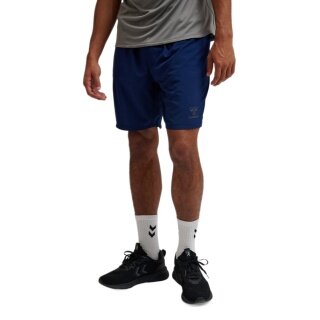 hummel Sporthose hmlPRO Training Short (hohe Atmungsaktivität, schnelltrocknend) kurz marineblau Herren