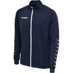 hummel Sport-Trainingsjacke hmlAUTHENTIC Poly Zip (gestrickter Polyester, mit Reißverschlusstaschen) marineblau Kinder