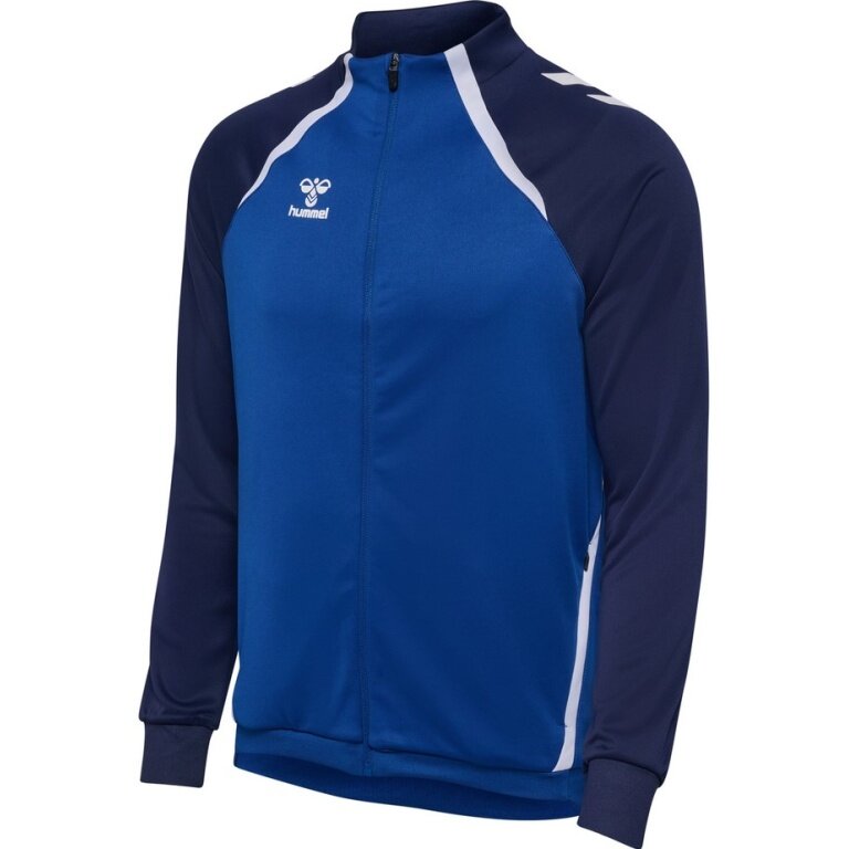 hummel Trainingsjacke hmlLEAD 2.0 Track Zip (hohe Atmungsaktivität) blau/marineblau Herren