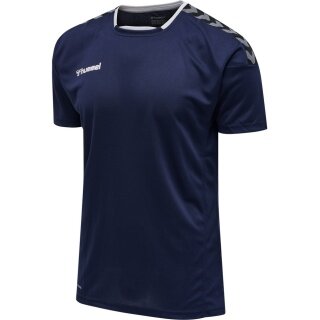 hummel Sport-Tshirt hmlAUTHENTIC Poly Jersey (leichter Jerseystoff) Kurzarm marineblau Kinder