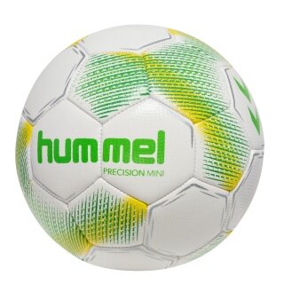 hummel Minifussball hmlPRECISION Mini weiss/grün/gelb - 1 Bäll