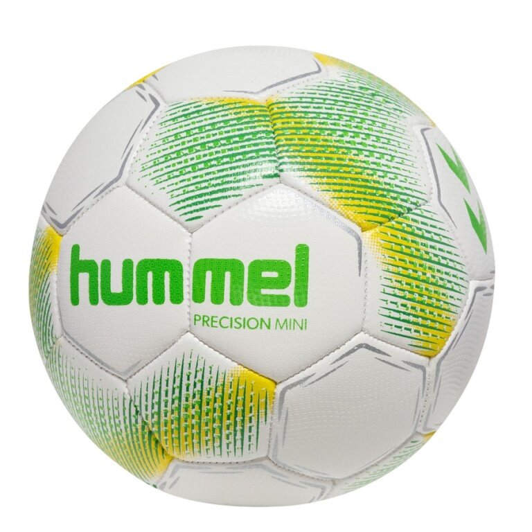 hummel Minifussball hmlPRECISION Mini weiss/grün/gelb - 1 Bäll