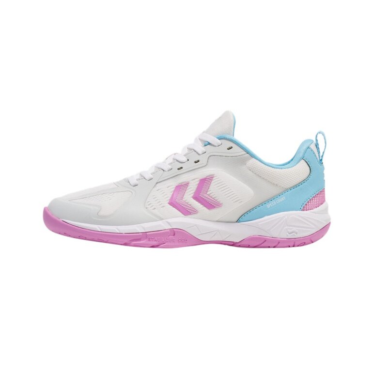 hummel Hallen-Indoorschuhe Speed Court weiss/mauve Herren