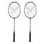 Victor Badmintonschläger AL2200 blau - besaitet - <b>( 2er SET ) </b>