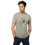 super natural Freizeit-Tshirt Juhos Finest Tee - sagegrün/schwarz Herren