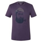 super natural Wander-/Freizeit Tshirt Sailor Tee (Merino-Mix) violett Herren