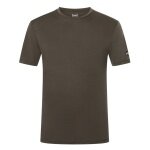 super natural Funktionsunterwäsche Tshirt Sierra140 Tee (Merino-Mix, Feuchtigkeitstransport) braungrün Herren