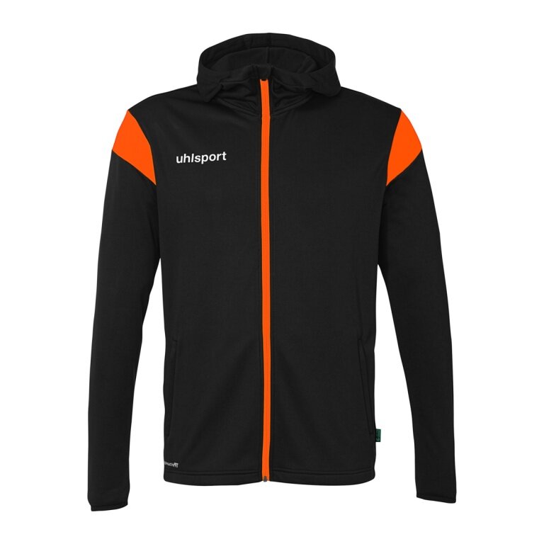 uhlsport Kapuzenjacke Squad 27 Track (Full-Zip) schwarz/orange Kinder