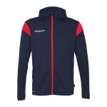 uhlsport Kapuzenjacke Squad 27 Track (Full-Zip) marineblau/rot Herren