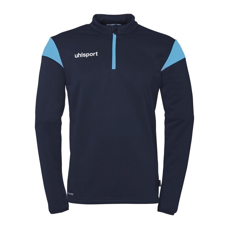 uhlsport Langarmshirt Ziptop Squad 27 (Stehkragen) marineblau/skyblau Herren