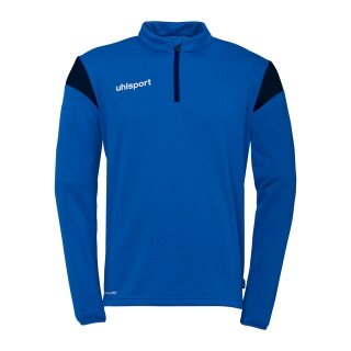 uhlsport Langarmshirt Ziptop Squad 27 (Stehkragen) azurblau/marineblau Herren