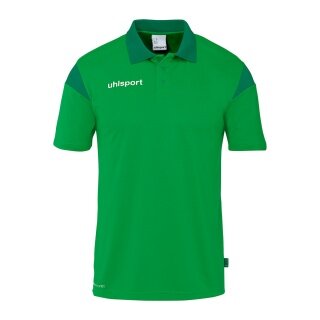 uhlsport Sport-Polo Squad 27 (100% rec. Polyester) grün Kinder