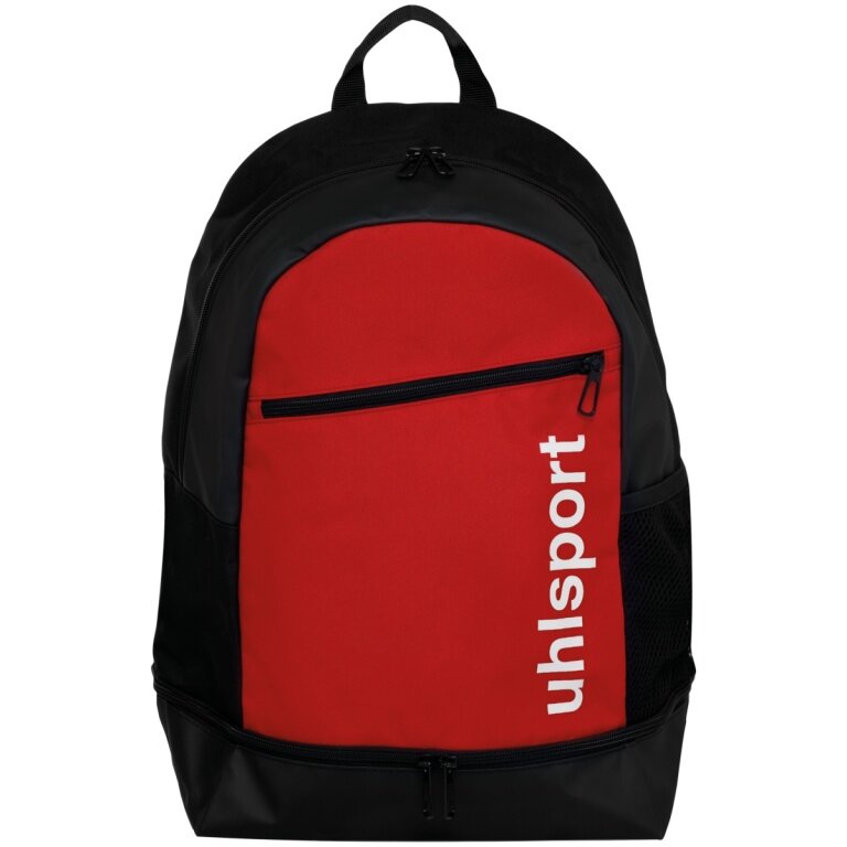 uhlsport Sport-Rucksack Essential mit Bodenfach schwarz/rot - 30 Liter