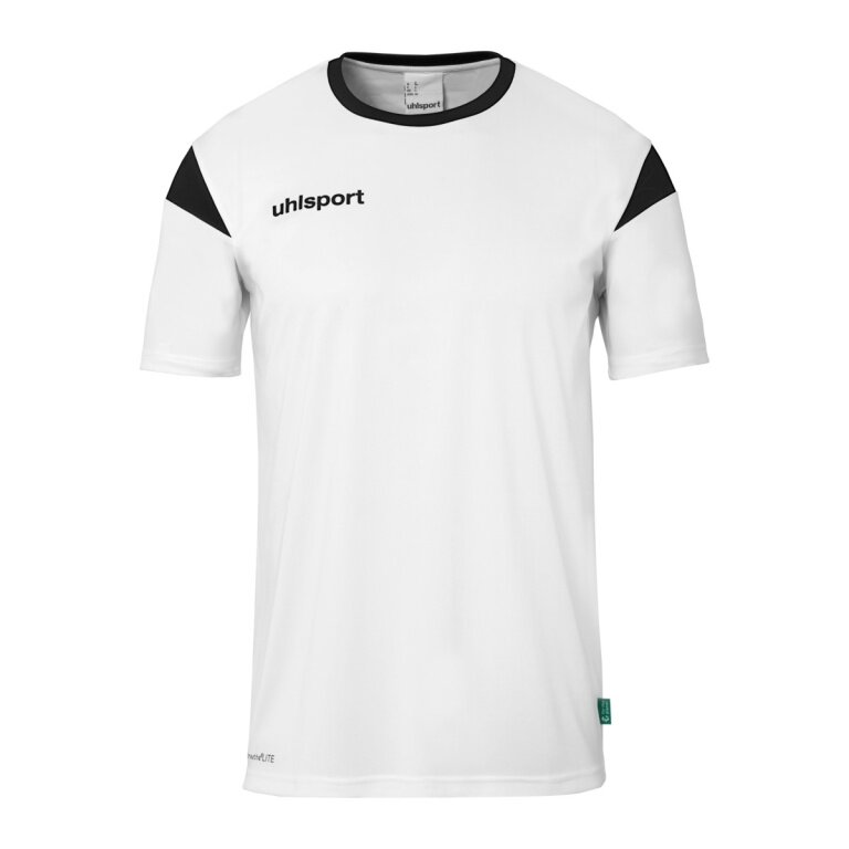 uhlsport Sport-Tshirt Squad 27 (100% Polyester) weiss/schwarz Kinder