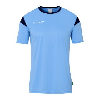 uhlsport Sport-Tshirt Squad 27 (100% Polyester) skyblau/marineblau Kinder