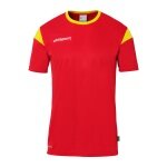uhlsport Sport-Tshirt Squad 27 (100% Polyester) rot/gelb Kinder