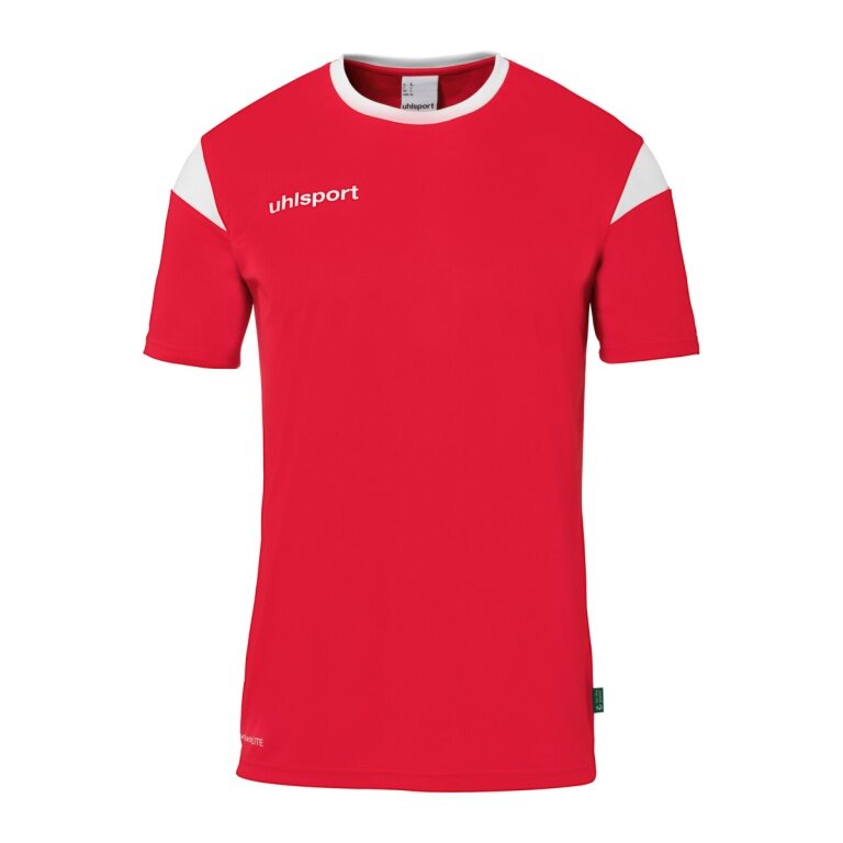 uhlsport Sport-Tshirt Squad 27 (100% Polyester) rot/weiss Kinder