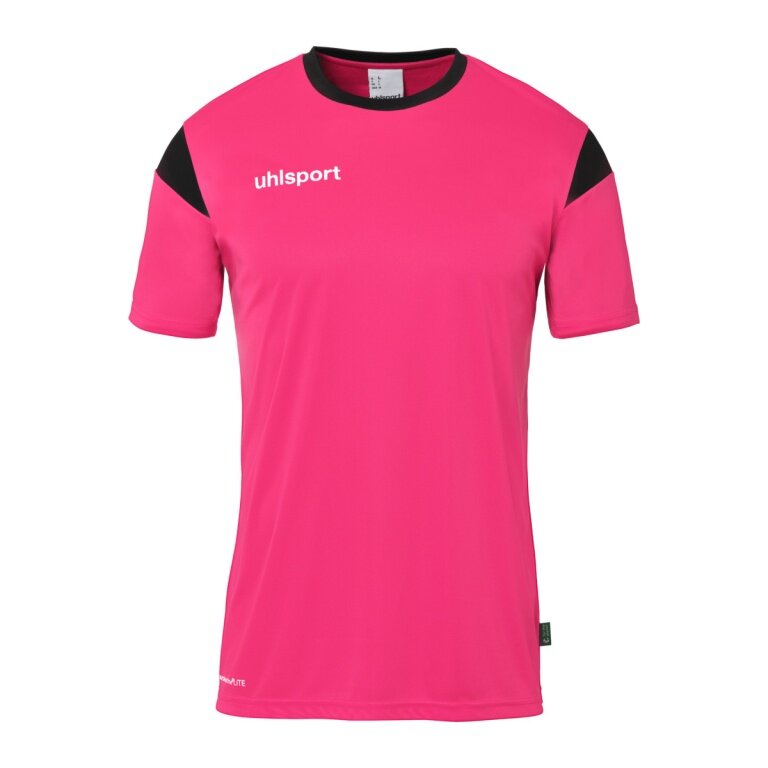 uhlsport Sport-Tshirt Squad 27 (100% Polyester) rosa/schwarz Herren