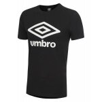 umbro Freizeit-Tshirt Big Logo (Baumwolle) 2021 schwarz Herren